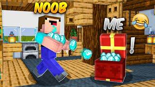 7 Ways to Steal Noobs Diamonds - Minecraft