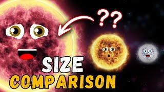Stellar Giants Comparing the Sizes of the Universes Largest Stars