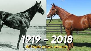All Triple Crown winners 1919 - 2018