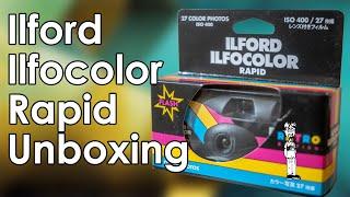 Ilford Ilfocolor Rapid Single-use 35mm Disposable Camera Unboxing