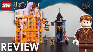 Good But Could Be Better  LEGO Harry Potter 2023 Weasleys Wizard Wheezes 76422 Review