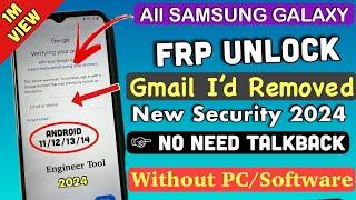 Samsung Frp Bypass 2024Android 1314 New Security 2024 JulyAugust100% Working Solution