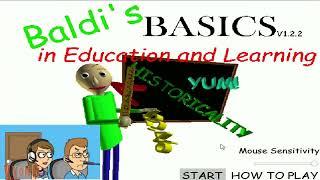 Playing Baldi Basics CyansWorldCartoon REUPLOAD