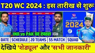 ICC T20 World Cup 2024 Full ScheduleStart DateVenues & Squads  ICC Mens T20 World Cup 2024 Detail