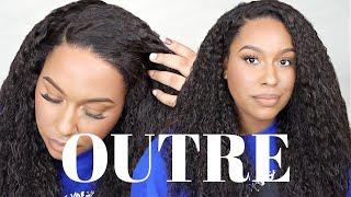 *NEW* OUTRE 5X5 CLOSURE WIG HHB-PERUVIAN WATER WAVE 24  HD LACE PRE PLUCKED & GLUELESS? 