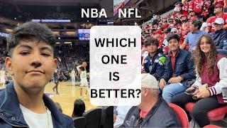 NBA Courtside Vs NFL Game - Which One’s Better?  MJ Singh