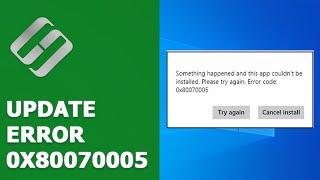️ How to Fix Error 0x80070005 ️ in Windows 10 8 or 7