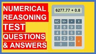 21 NUMERICAL REASONING TEST Questions and Answers PASS