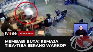 Pelaku Penyerangan Brutal di Warkop Bekasi Ditangkap  Kabar Pagi tvOne