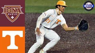 #18 Tennessee vs Iona TN Scored 27 Runs & Hit For The Cycle  2022 College Baseball Highlights