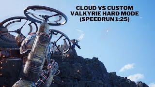 FF7 Rebirth Cloud Vs Custom Valkyrie Hard Mode Speedrun 125