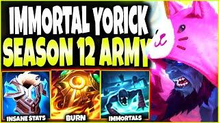 Made a Season 12 Mundo to FEAR IMMORTAL YORICK BUILD & his ARMY  LoL Yorick Preseason 2022 Gameplay