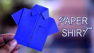 How to Make Paper Shirt - DIY Origami Paper Crafts  Technic Guru