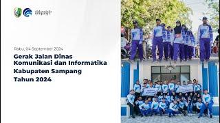 GERAK JALAN DINAS KOMINFO KABUPATEN SAMPANG TAHUN 2024