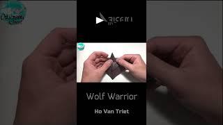 Alpha wolf #shortyoutube #origami #youtube #wofl