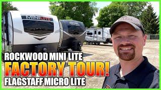 RockwoodFlagstaff RV Factory Tour Part 2 Mini Lite & Micro Lite