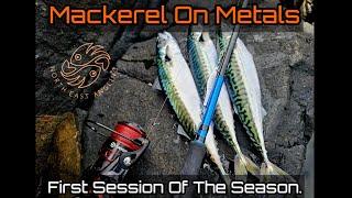 Lure Fishing For Mackerel From The Rocks. Dunstanburgh Castle.-North East Angling