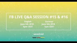 Live Q&A savedroid ICO #16 German
