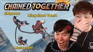 I GOT CHAINED TOGETHER with DisguisedToast Shiptur and Masayoshi