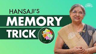 Memory Improvement Trick  Boost Your Memory  Memorize Things Fast  Dr. Hansaji