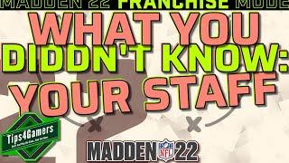 What you Didn’t Know About Your Staff in Madden 22 Franchise Mode