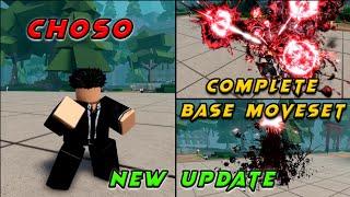 THIS COMPLETED BASE MOVESET FOR CHOSO MIGHT JUST BE THE BEST IN THE GAME ROBLOX CURSED ARENA