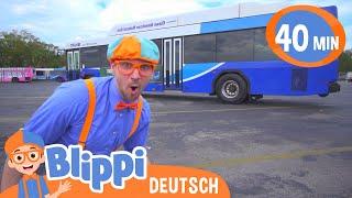 Blippi Deutsch - Blippi Explores a Bus  Abenteuer und Videos für Kinder