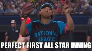 Shota Imanaga Throws Perfect Inning in His First MLB All Star Game  今永 昇太 ハイライト