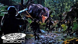 The Tyrannosaurus Rexs Attack The Camp  The Lost World Jurassic Park  Science Fiction Station