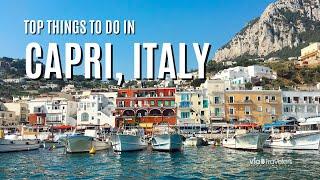 Top 10 Things to Do in Capri Italy - Travel Guide 4K HD
