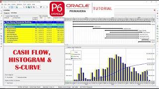 Primavera 6- How to Generate Cash Flow Histogram & S Curve from BOQ to Primavera 6 Part-9