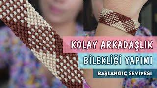 Easy-to-Make String Friendship Bracelet Tutorial for Beginners