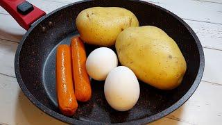 If you have 2 potatoes 2 eggs and 2 sausages make this delicious recipe for your family