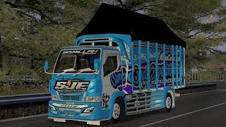 SHARE LIVERY MOD CANTER GHAISAN BY @AndryAzhari  BUS SIMULATOR INDONESIA