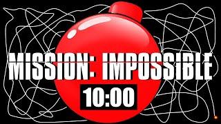 10 Minute Timer Bomb MISSION IMPOSSIBLE 