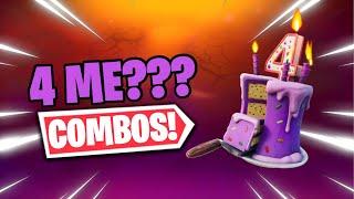 4 ME??? COMBOS  FORTNITE BACK BLING REVIEW