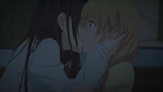 Anime girl kiss girl #11  Lesbian kiss