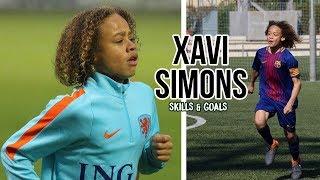 Xavi Simons skills & goals - 20182019 - Barcelona & National team