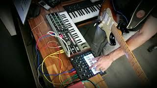 Dawless jam with Circuit Tracks Guitar loops Microkorg