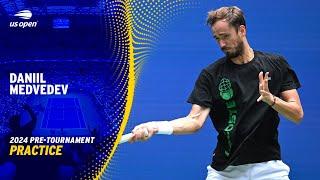 LIVE  Daniil Medvedev  Practice Session  2024 US Open