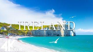 FLYING OVER IRELAND 4K UHD - Relaxing Music Along With Beautiful Nature Videos - 4K Video HD