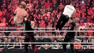 Undertaker and Kane fight off their attackers Raw July 23 2012