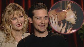 Tobey Maguire and Kirsten Dunst Reveal What It Was REALLY Like Kissing Upside Down Flashback