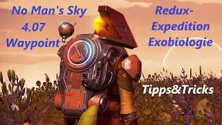 No Mans Sky Waypoint 4.07 Redux-Expedition Exobiologie Tipps&Tricks