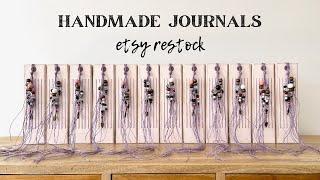 Handmade Journals  Junk Journal Flip Through  Etsy Shop Restock