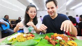 Malaysian Street Food Tour in Kuala Lumpur Malaysia  HUGE  Chinese Indian and Malay Food JOURNEY