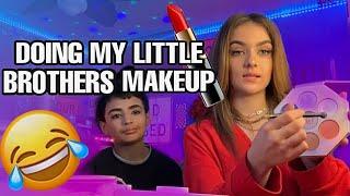 Doing My Little Brother’s Makeup