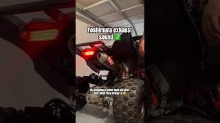 2023 Raptor 700R SE  New Yoshimura Exhaust sound 