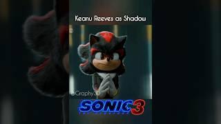 I Animated Keanu Reeves as Shadow  #sonicthehedgehog #shadowthehedgehog #gaming #shorts #edit