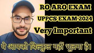 RO ARO EXAM  UPPCS 2024 Prelims + Mains Exam Preparation  Anuj Chaturvedi Official  UPPSC RO ARO